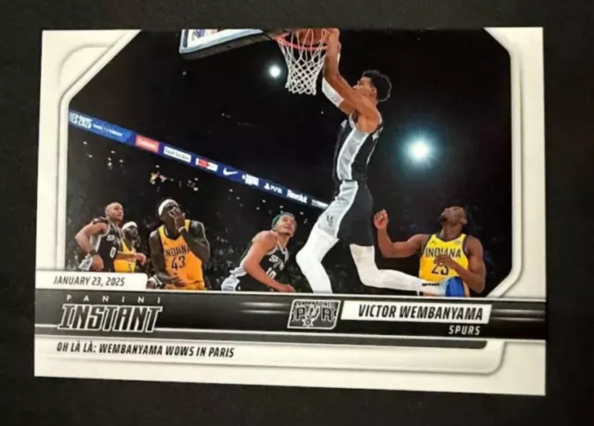 Panini Instant Wembanyama Wows in Paris