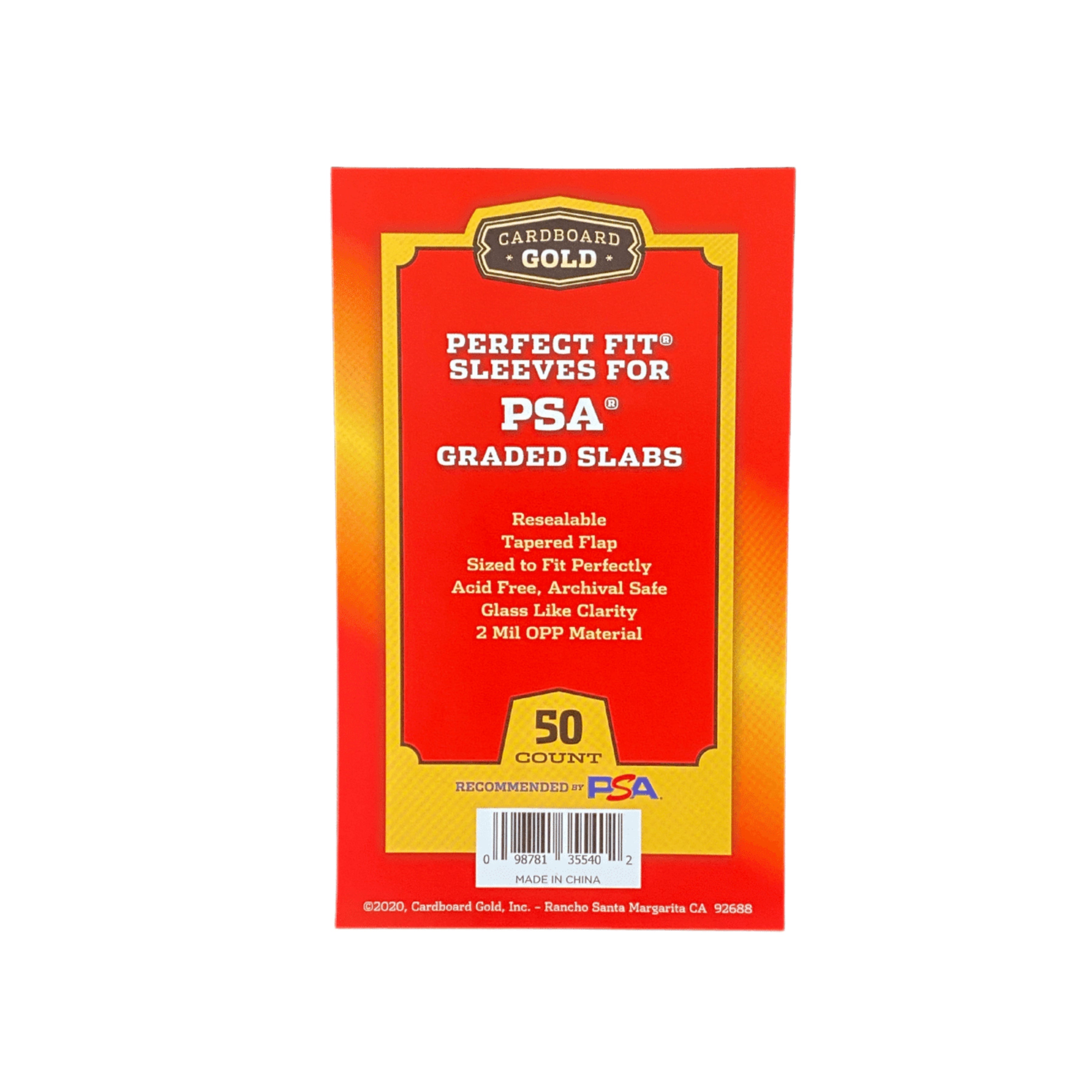 Sleeves pour cartes gradées PSA x50