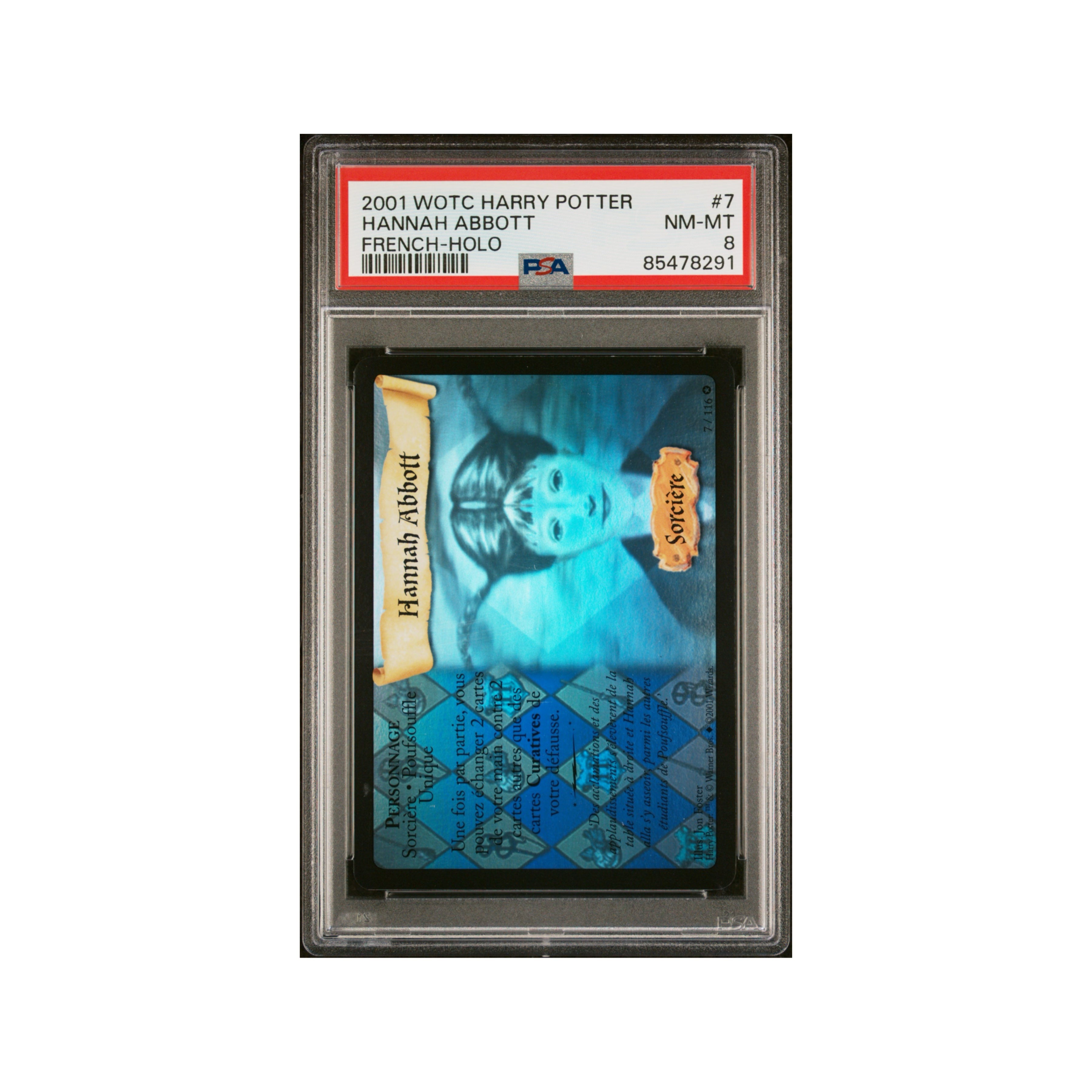 Harry Potter FR Hannah Abbott holographique PSA 8
