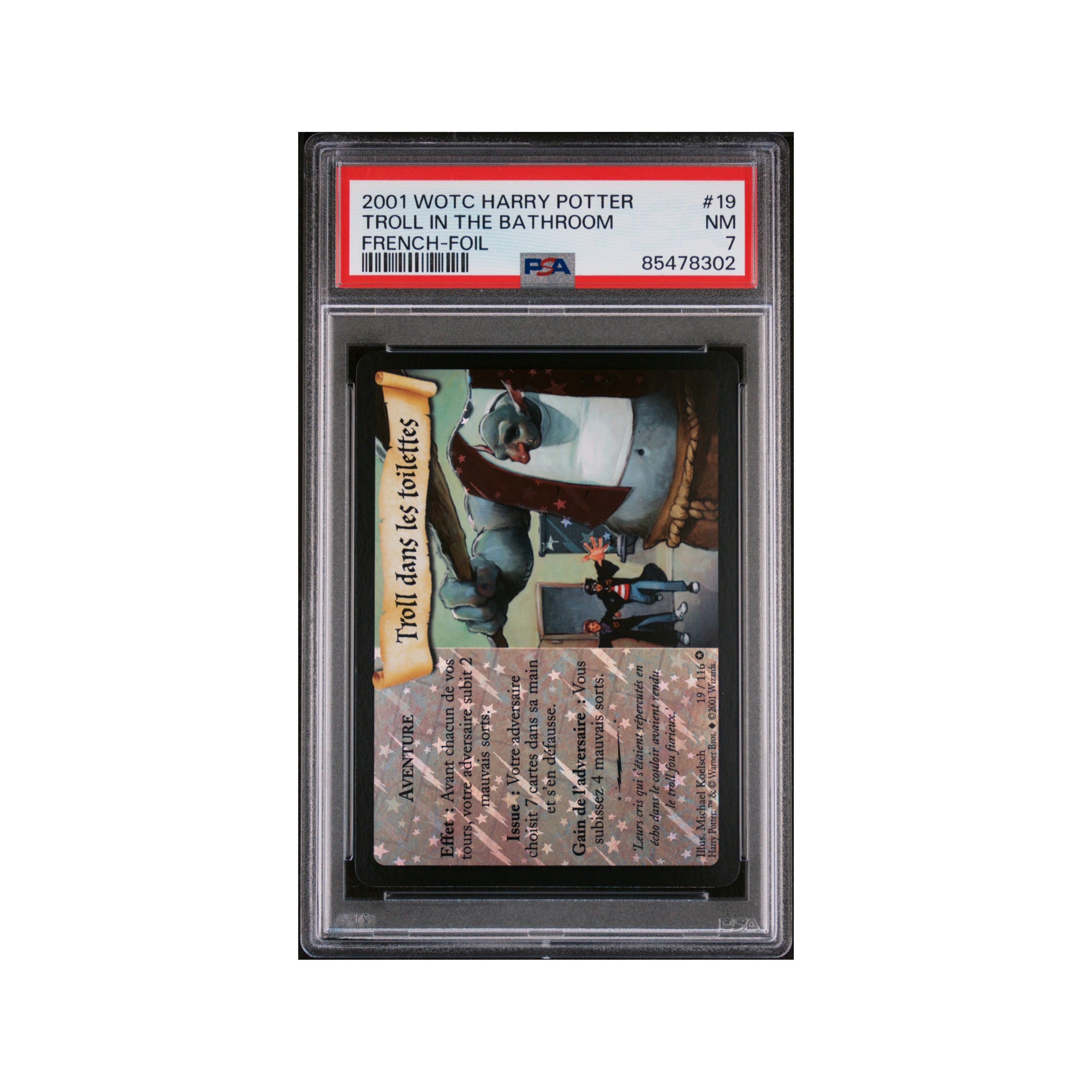 Harry Potter FR Troll dans les Toilettes foil PSA 7