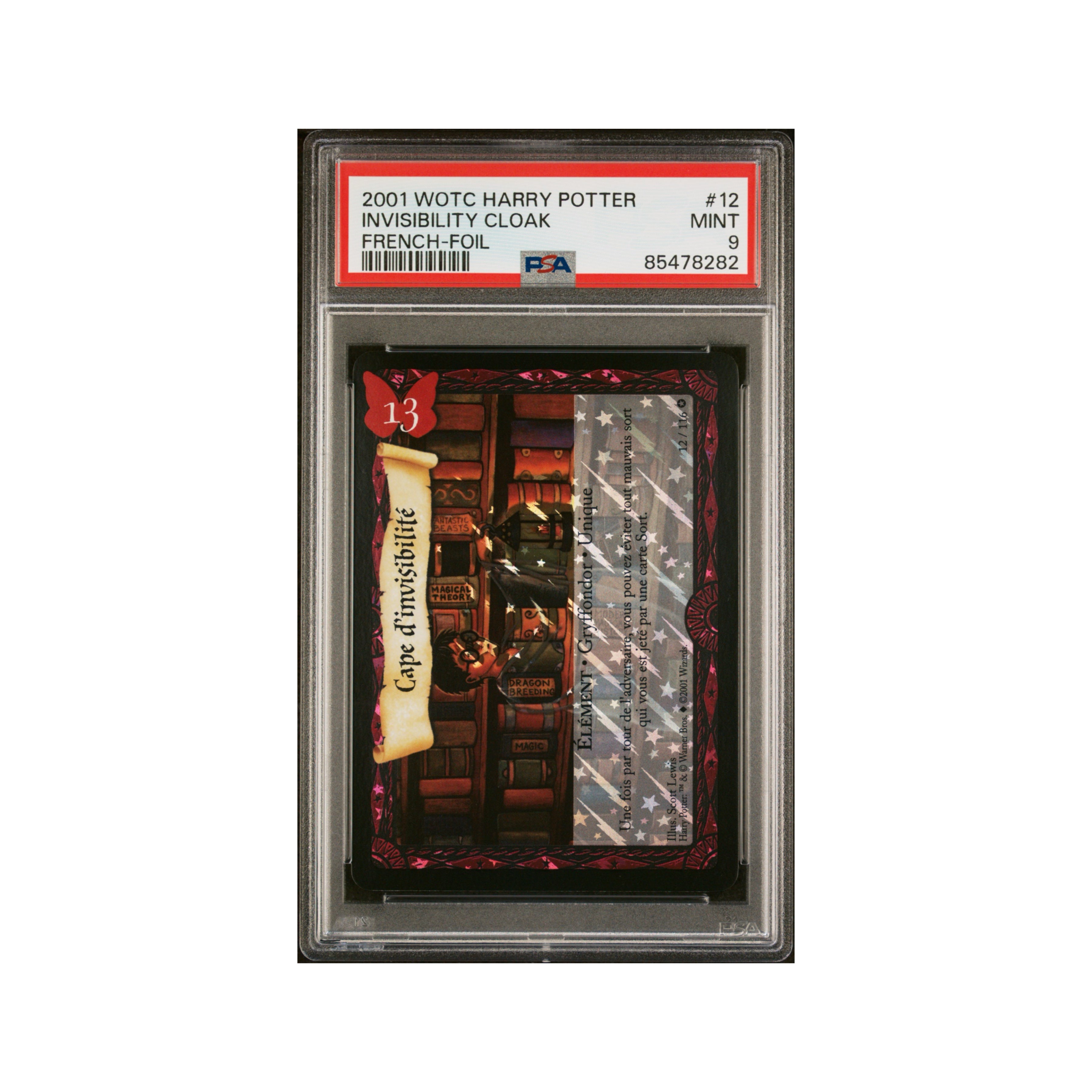 Harry Potter FR Cape d’invisibilité foil PSA 9