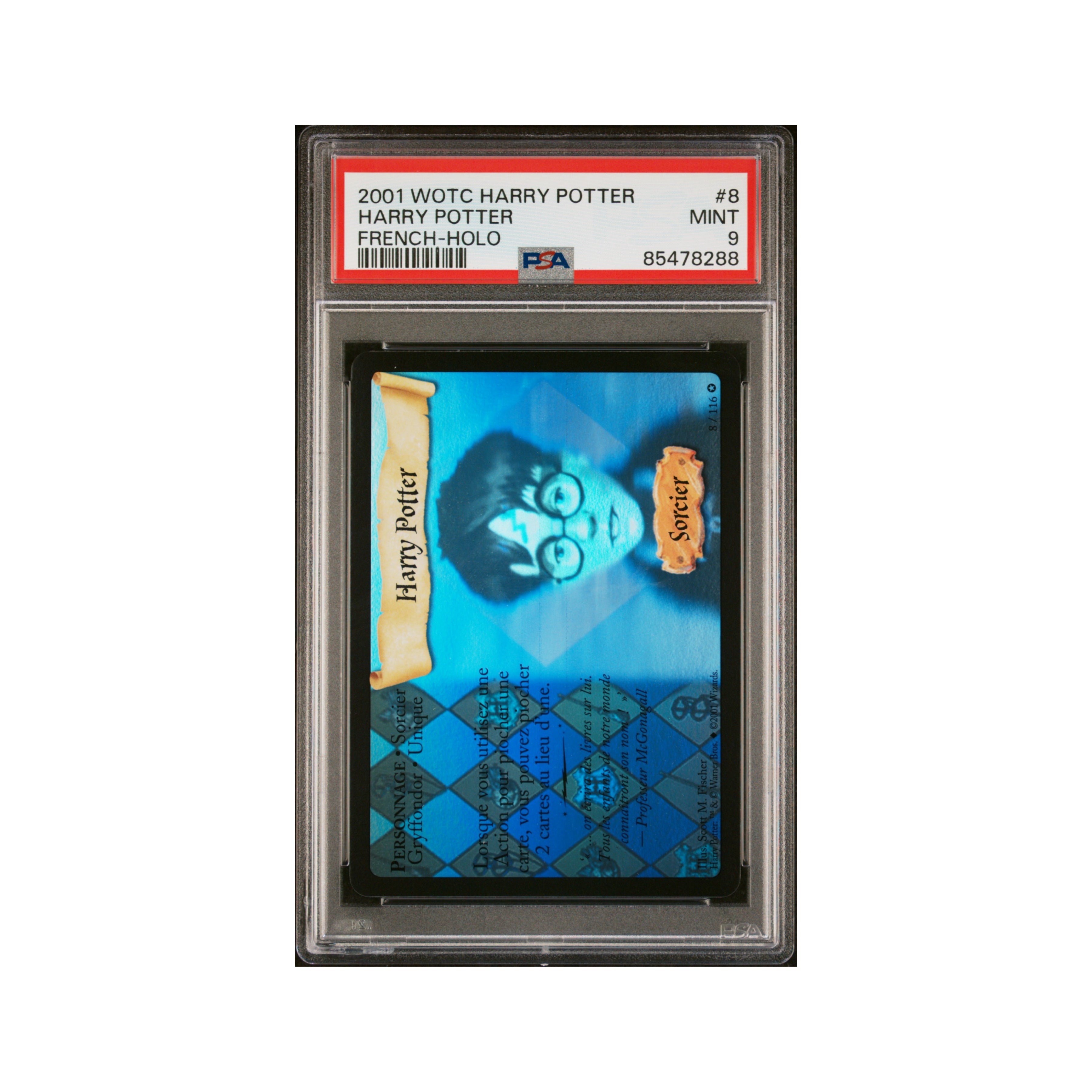 Harry Potter FR Harry Potter holographique PSA 9