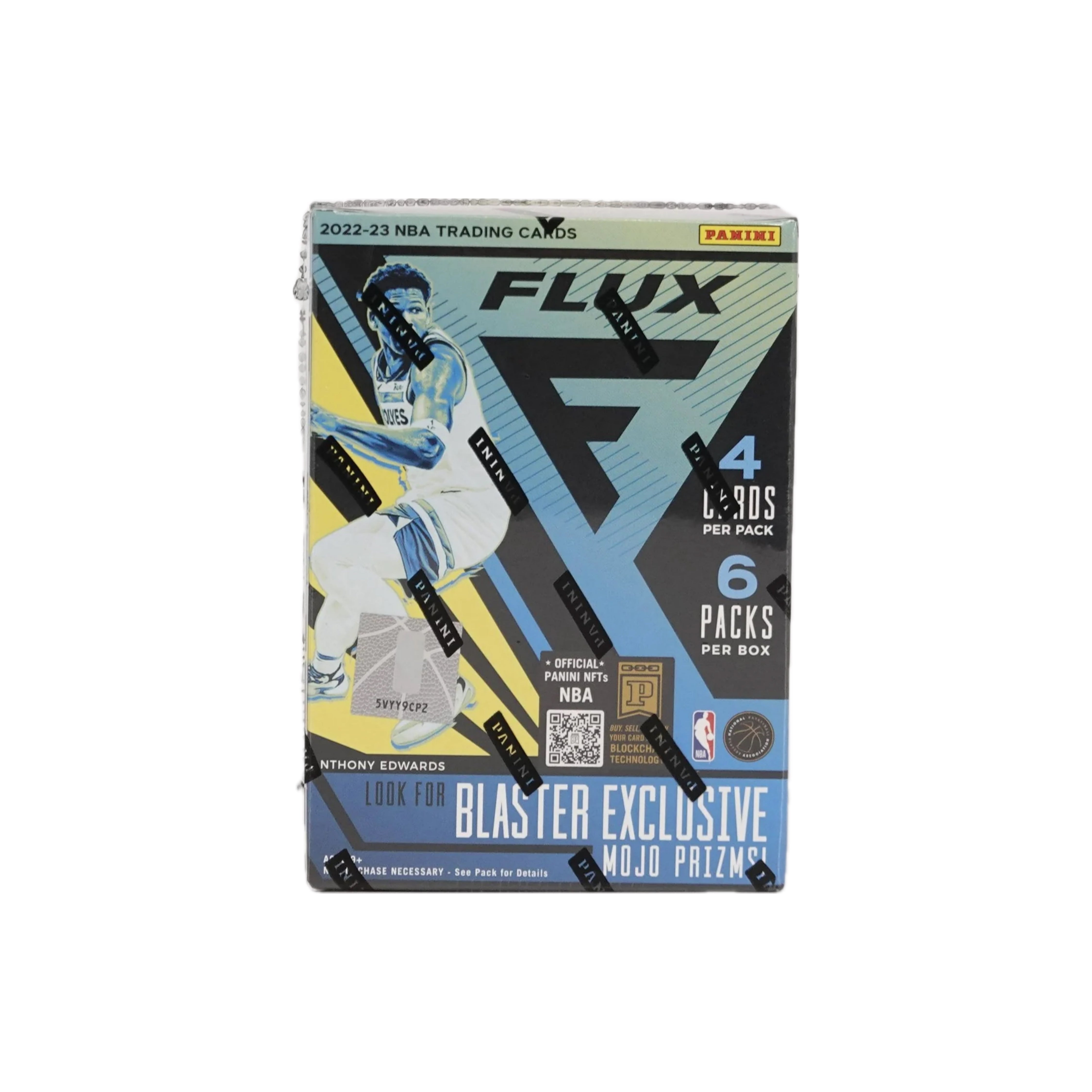 PANINI US BLASTER BOX FLUX 2022 / 23 BASKETBALL NBA 6 PACKS DE 4 CARTES